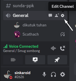 Discord settings